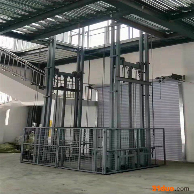 鼎通 专业定制 导轨式液压货梯 防爆导轨式升降机 导轨式升降货梯