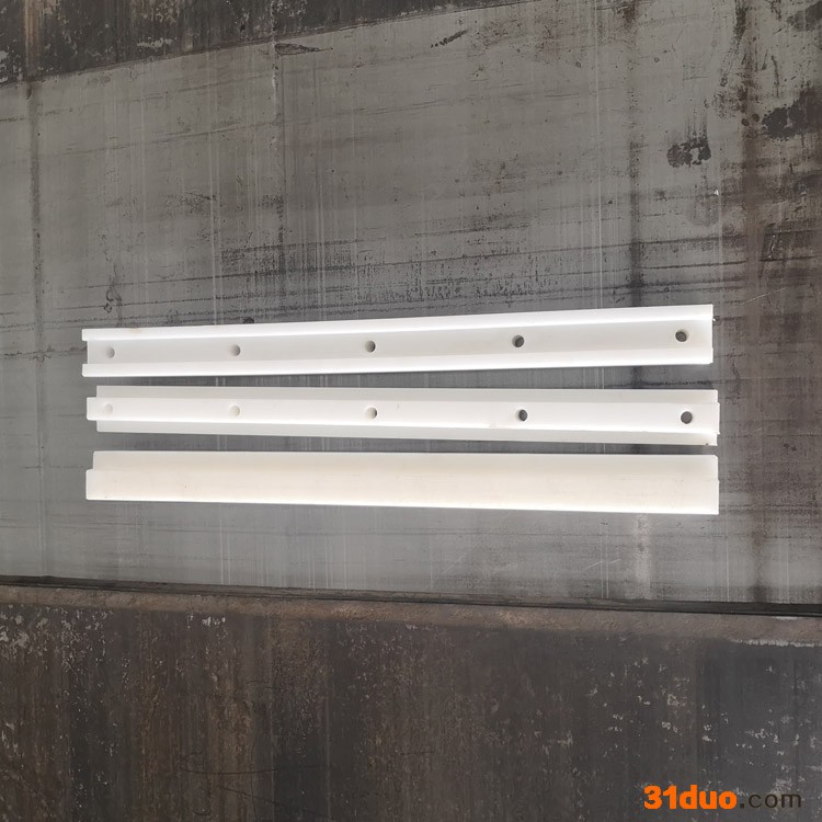 龙瑞  定做  超高分子量聚乙烯导轨条   白色耐磨导轨条    导轨条