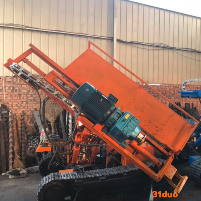 海重   新型油电混合打桩机，高频液压打桩机 隧道锚固钻机