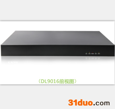 大唐卫士DL9016数字KVM 四远程用户通道一本地16口网口数字KVM切换器 双电源 四用户  可 项目授权