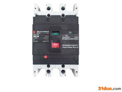 常熟开关塑壳断路器CM3-100L/3300 80A 3P