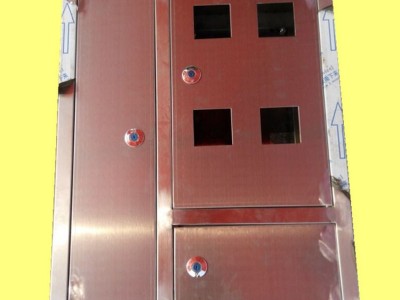 户外不锈钢电表箱 单相三相电表箱 光伏电表箱 三开门电表箱 多户家用电表箱