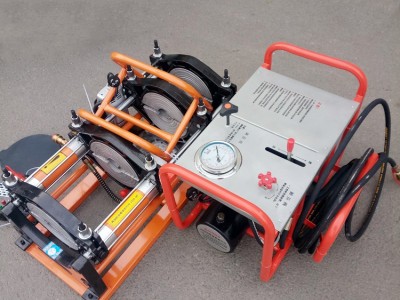 90-250PE/PPR对焊机 PE液压热熔对焊机 燃气管道对焊机双柱稳当