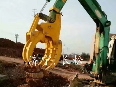 机械抓木器 挖掘机加装机械抓 抓木机械 工程机械莲花抓