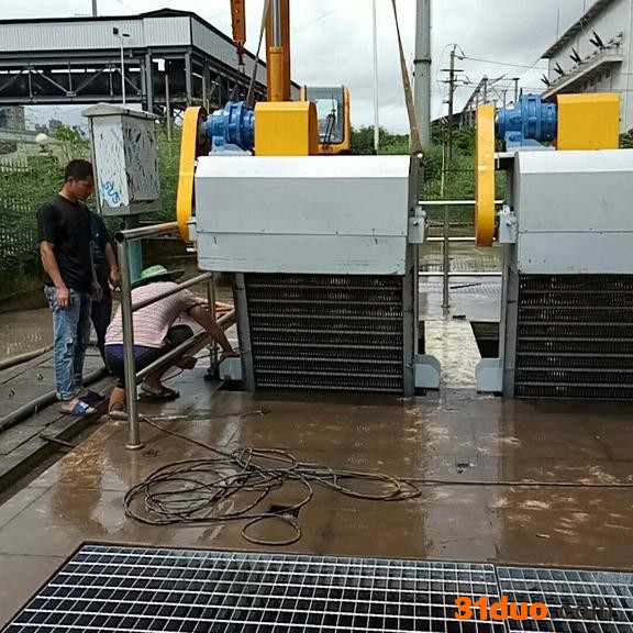 绿博斯GSHZ 回转式机械格栅 耙式机械格栅 机械雨水格栅 格栅捞渣机 转鼓式格栅除污机