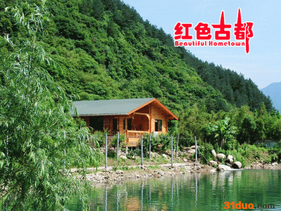 双层欧式多窗带车库木屋、个性化可定制木屋别墅、防腐木屋