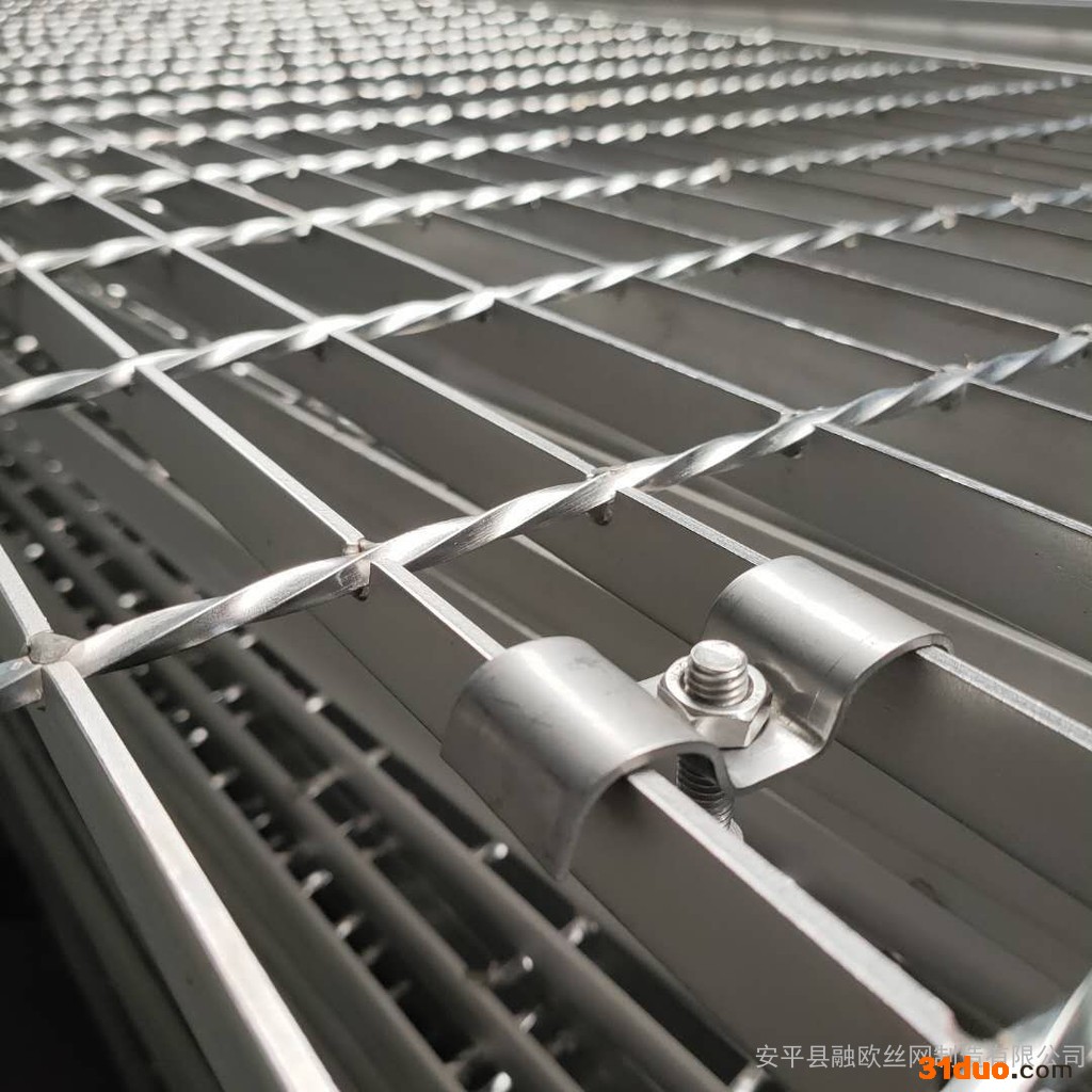融欧 镀锌踏步板 钢格板集水井钢盖板Q235碳钢热浸镀锌轻重型车库沟盖格栅筛网