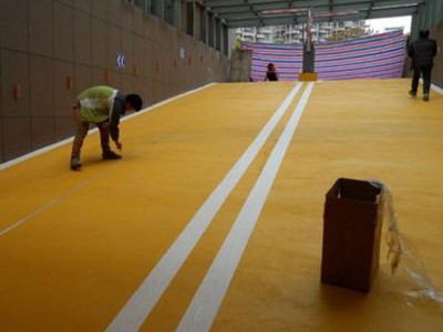 耐磨防滑坡道施工 地下车库坡道 环氧坡道 防滑地坪