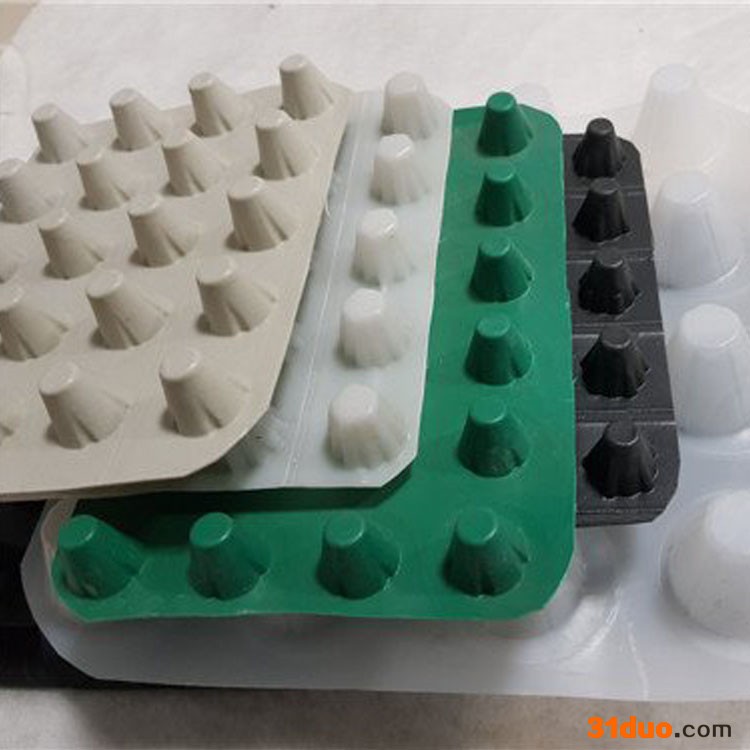 唐山车库排水板厂家 生产厂家大量供应排水板  可定制凹凸屋顶绿化地下车库排水板