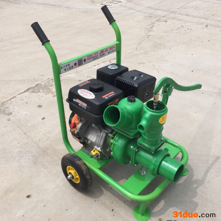 海盛HS-180-5 防汛抽水泵柴油机水泵车库排污移动泵汽油6寸离心泵