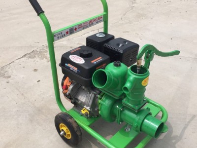 海盛HS-180-5 防汛抽水泵柴油机水泵车库排污移动泵汽油6寸离心泵