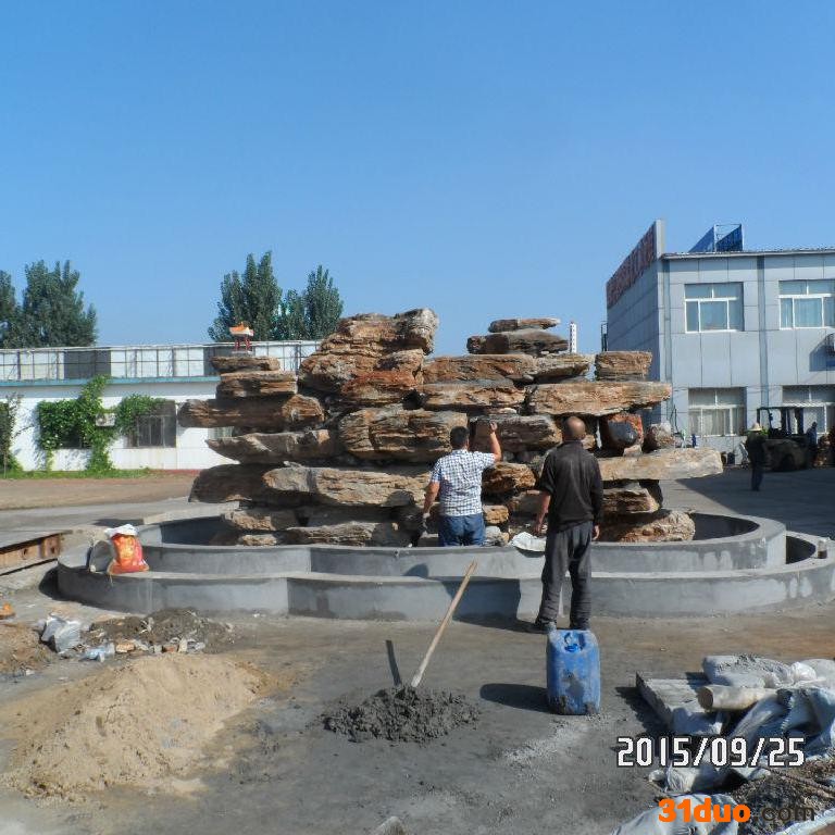 【如源】跨境创意户外假山水池花园假山