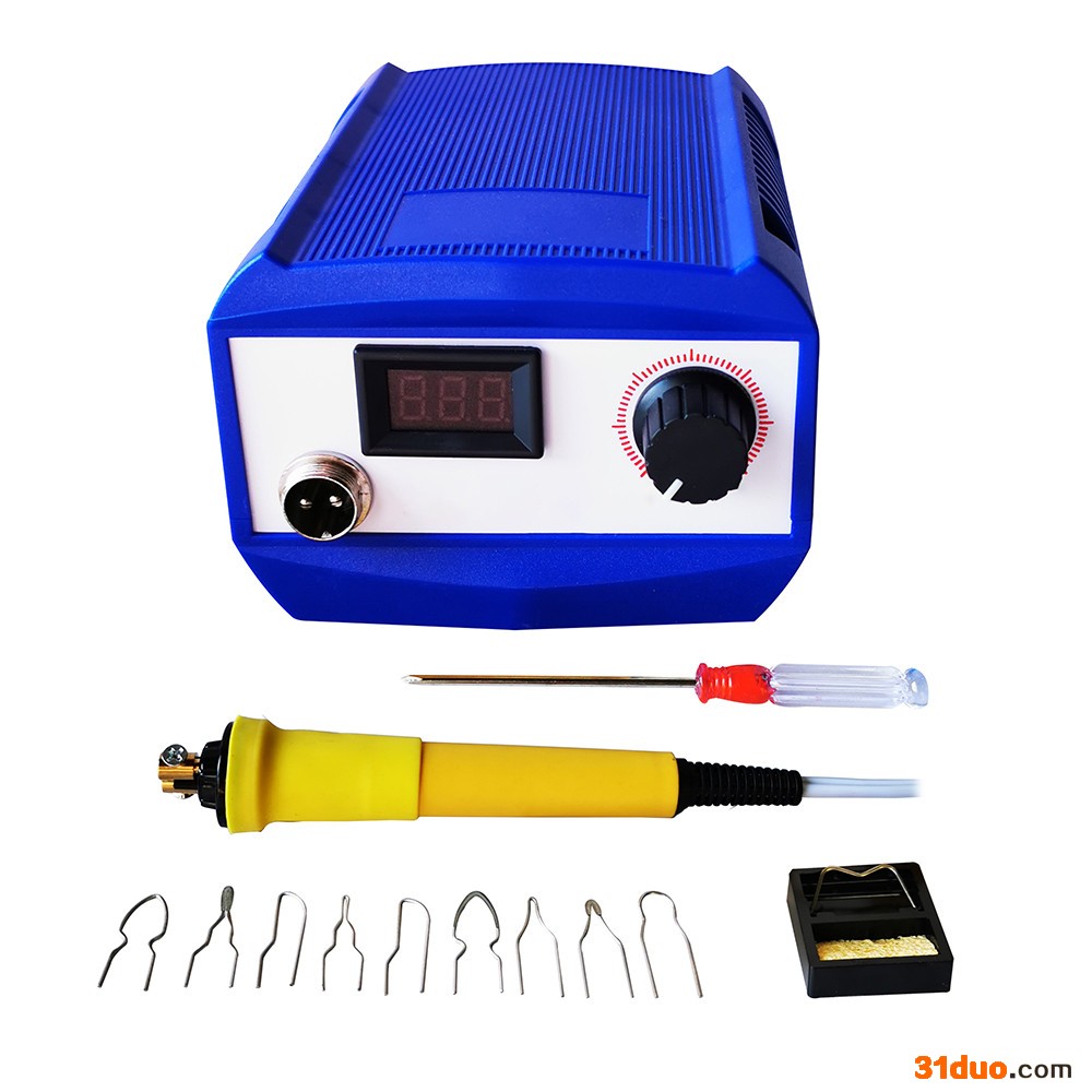 TOPEAST/尚东 新款蓝色单笔 跨境可调温葫芦烙画机烙画工具套装木板宣纸电烙笔火绘笔燃木