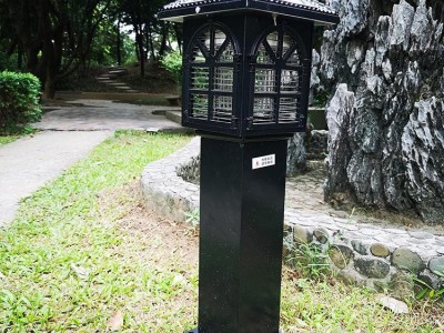 Caidian/蔡电CD-TYN-8164 LED灭蚊灯 电子灭蚊灯 适合花园庭院别墅仿生技术紫外线灭蚊灯防水防触电跨境