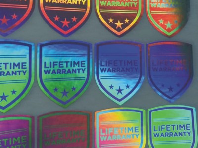 防伪标 金镭标签激光标签 全息标签 印刷商标免费设计