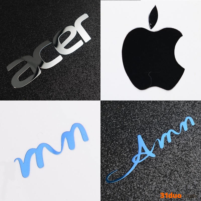 瑞丰徳 电镀镍标铭牌定做热熔胶商标牌金属LOGO金属铭牌电铸镍标牌超薄镀镍铭牌