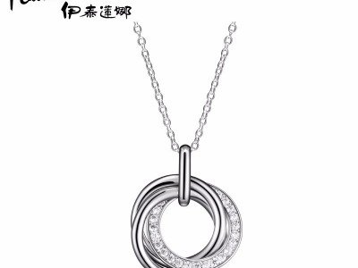 伊泰莲娜品牌铜项链直销 欧美跨境时尚百搭S925纯银吊坠首饰来图来样定制