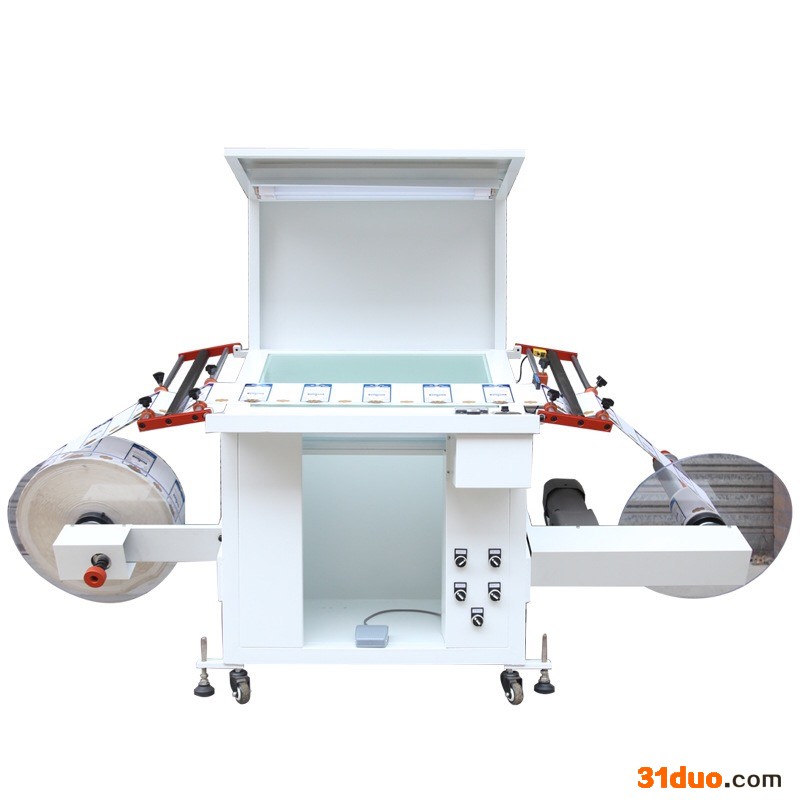 印特倍迅现货供应斜面型标签品检机不干胶商标品质检测台收卷复卷机检标机