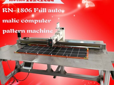 大型花样机 奥玲高效率排版缝纫机 RN-1860  汽车坐垫车商标