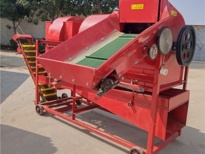 全自动花生种子去壳机  自动装袋花生摘果机 家用小型花生摘果机