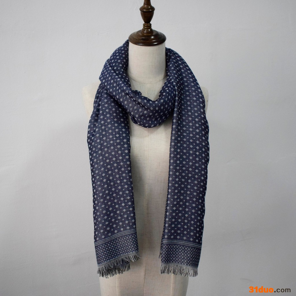 Max.World80cm 提花围巾花卉印花围巾定做批发色织围巾**