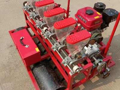 牵引式多行蔬菜种子播撒机 蔬菜种子播种机 萝卜芹菜颗粒种子播撒机 手扶式无动力单行蔬菜播种机