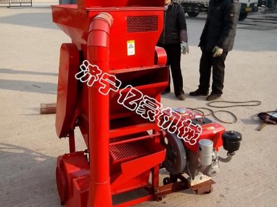 宾县种子站采购花生剥壳机视频