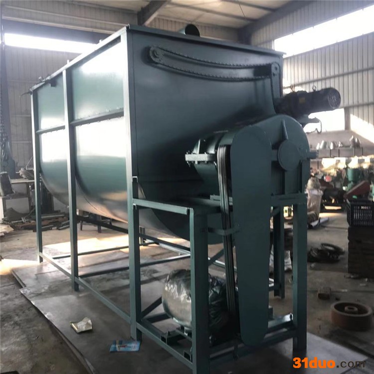 卧式直石漆搅拌机质量三包 种子搅拌机 河南养殖场饲料搅拌机批发