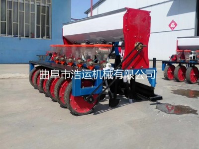 山东曲阜浩运机械种子蔬菜专用多功能谷子播种机 四六行蔬菜种子中药材播种机
