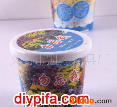 批发生产塑料罐装花卉