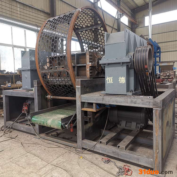 恒德630废轮胎回收生意赚钱吗  轮胎粉碎生产线   大型粉碎机  大型轮胎粉碎机