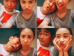 吴宗宪与女儿扮鬼脸 网友力赞：最萌父女档
