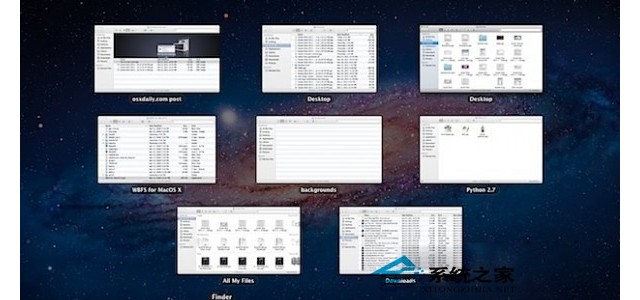 MAC OS X Lion如何打开非活动程序的所有窗口