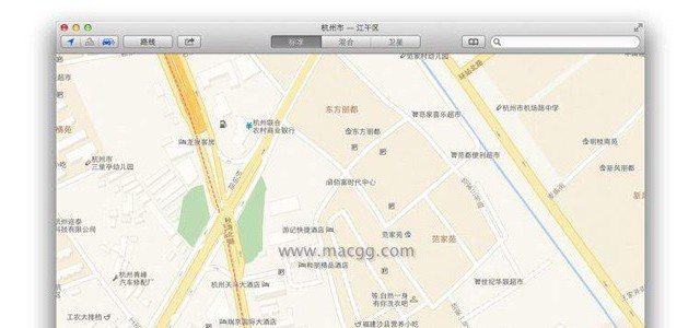 MAC如何使用地图查看交通状况