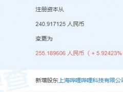 B站关联公司微量资金投资化妆品研发商深圳理然