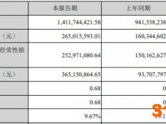 贝泰妮发布半年报股价收阴线 主营业务毛利率下降