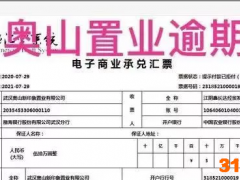 奥山资金困局：从一张50万元商票兑付纠纷说起