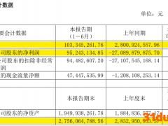 西水股份被*ST后首份财报：净利0.95亿为两年来首度盈利，兴业银行分红贡献1亿