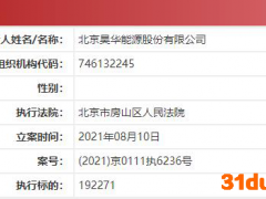 昊华能源成被执行人 涉股东损害公司债权人利益纠纷