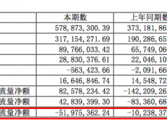 好太太：因发放红利股息等，致筹资现金流降407.65%