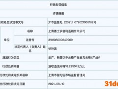 销售不合格口罩6万余包，喜士多被没收违法所得超18万元