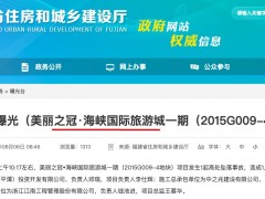 美丽之冠海峡国际旅游城一期项目事故死1人被福建住建厅曝光