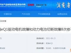 奇瑞eQ1小蚂蚁两个月突发8次动力缺失故障 店方：目前还在检测中