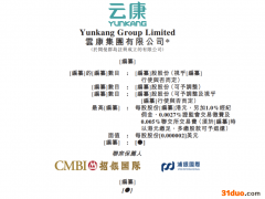 云康集团递表港交所 2018及2019年重大净亏损 今年前4个月毛利2.511亿