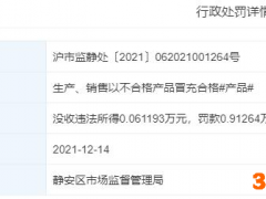 ZARA违法被罚 销售不合格产品