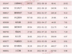 2021年最后一波新股来了！今年8只“大肉签” 你中过吗