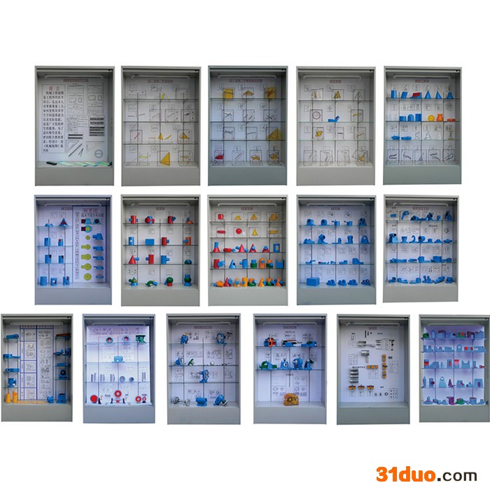 JZ16-312型   机械制图-机械制图陈列柜-机械制图展示柜