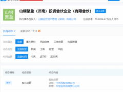 中光控股转让山钢聚盈89.99%股权，华宝信托接盘